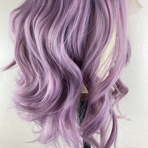 Purple Black Hair Wig